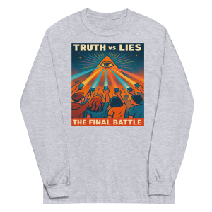 TRUTH vs. LIES — The Final Battle Men’s Long-Sleeve Shirt