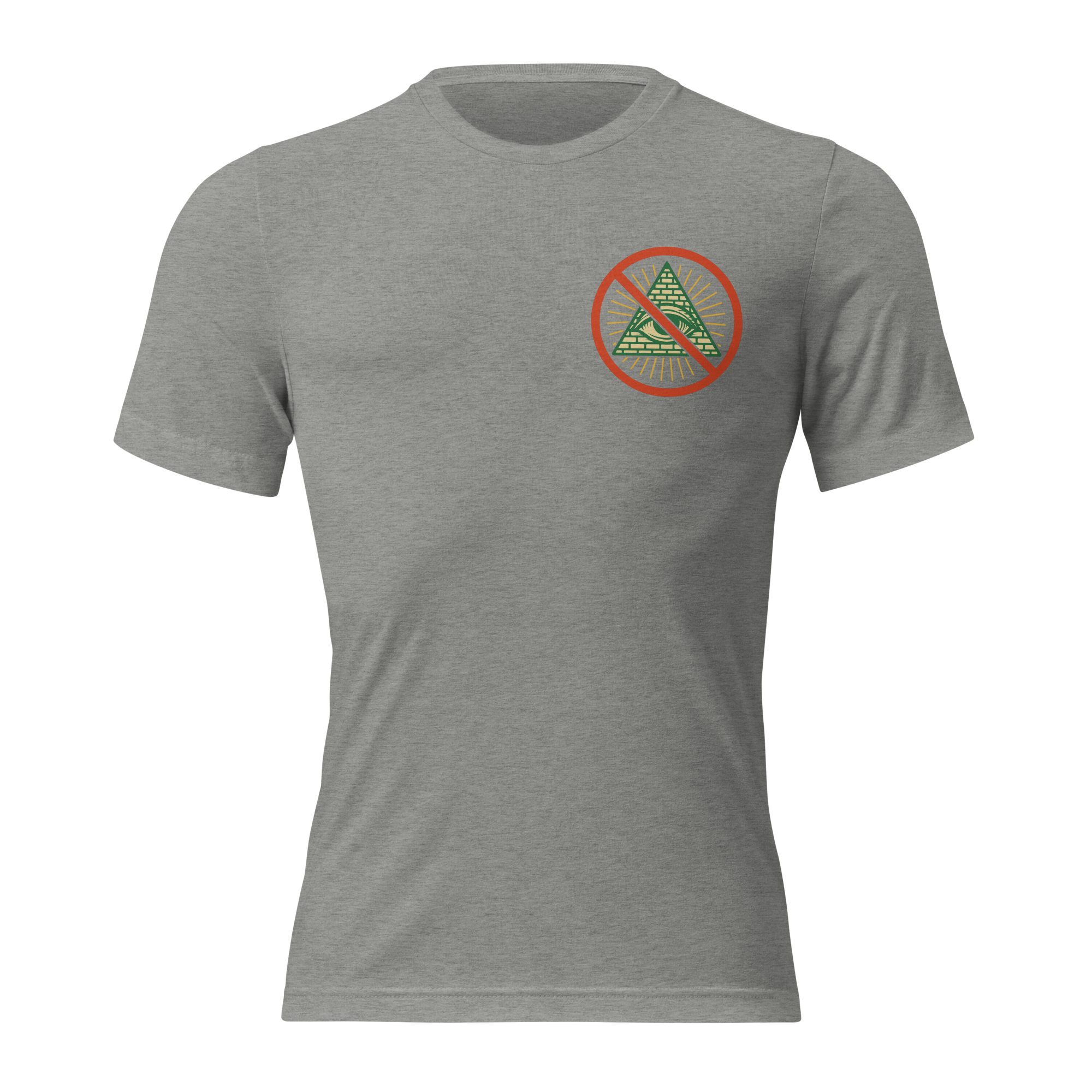 NO EYE ON ME — Tri-Blend Pocket Short sleeve t-shirt - Image 3
