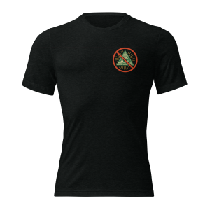 NO EYE ON ME — Tri-Blend Pocket Short sleeve t-shirt