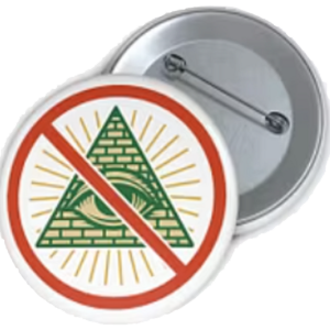NO EYE ON ME - Button
