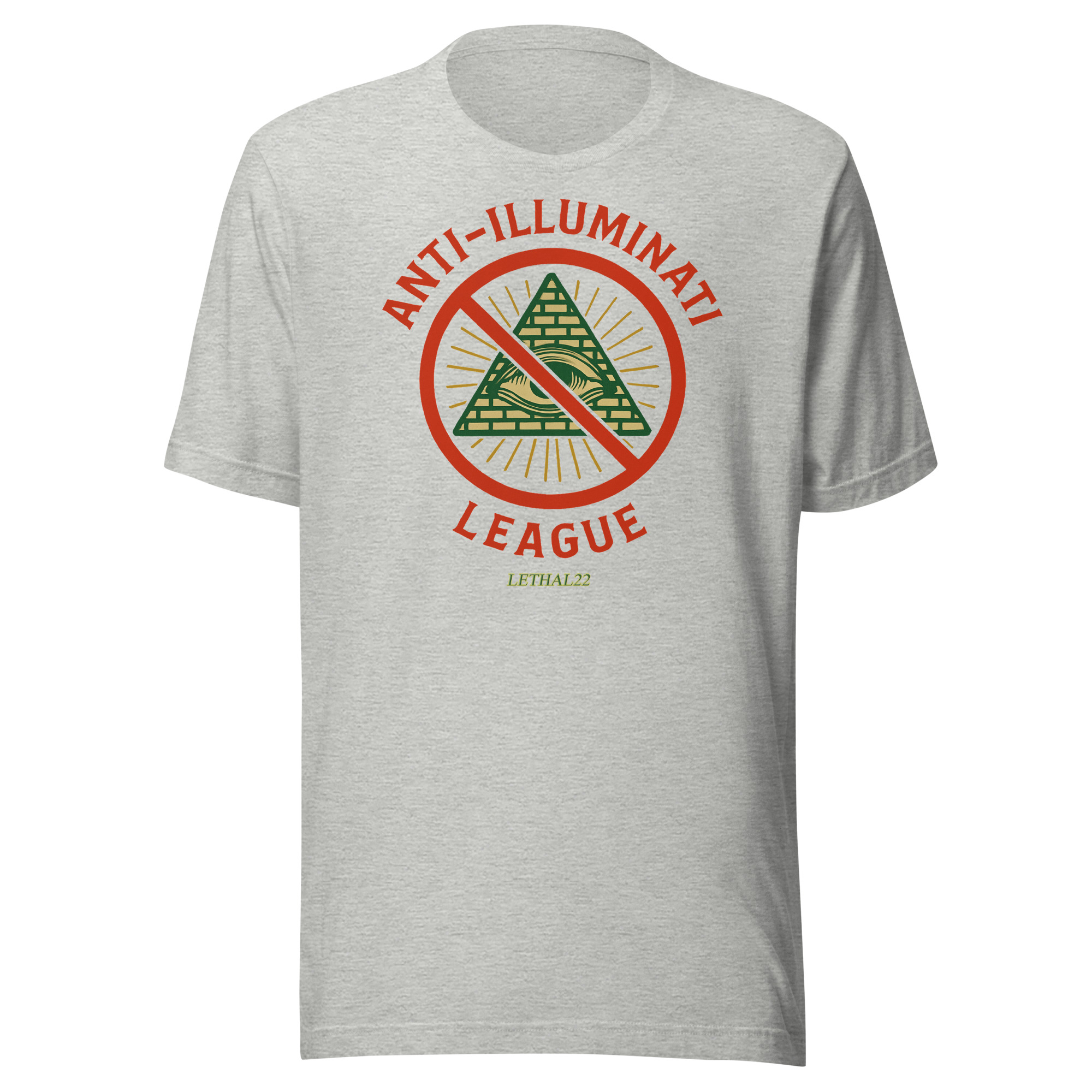Anti-Illuminati League - Unisex T-Shirt - Image 3