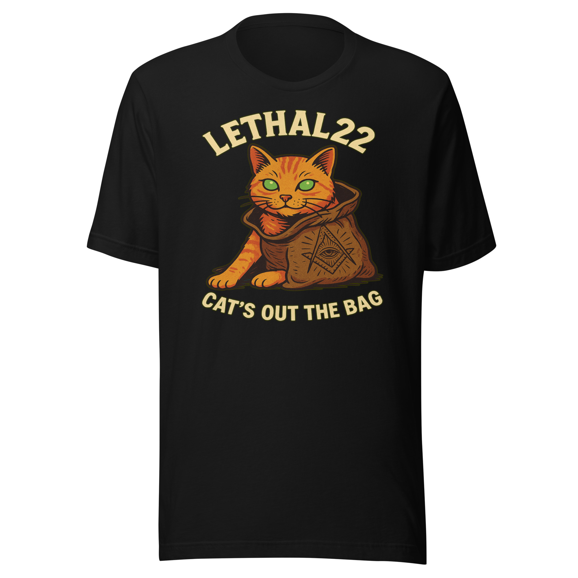 LETHAL22 "Cat’s Out the Bag" - Unisex t-shirt - Image 2