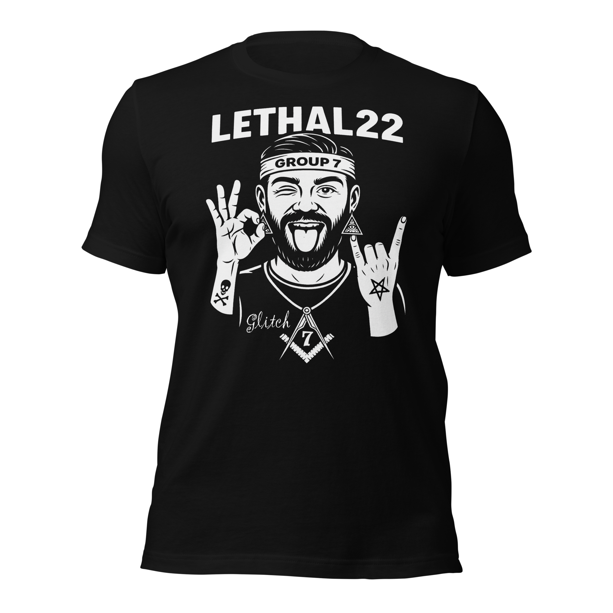 Group 7 "Glitch” Man – Lethal22 Unisex t-shirt