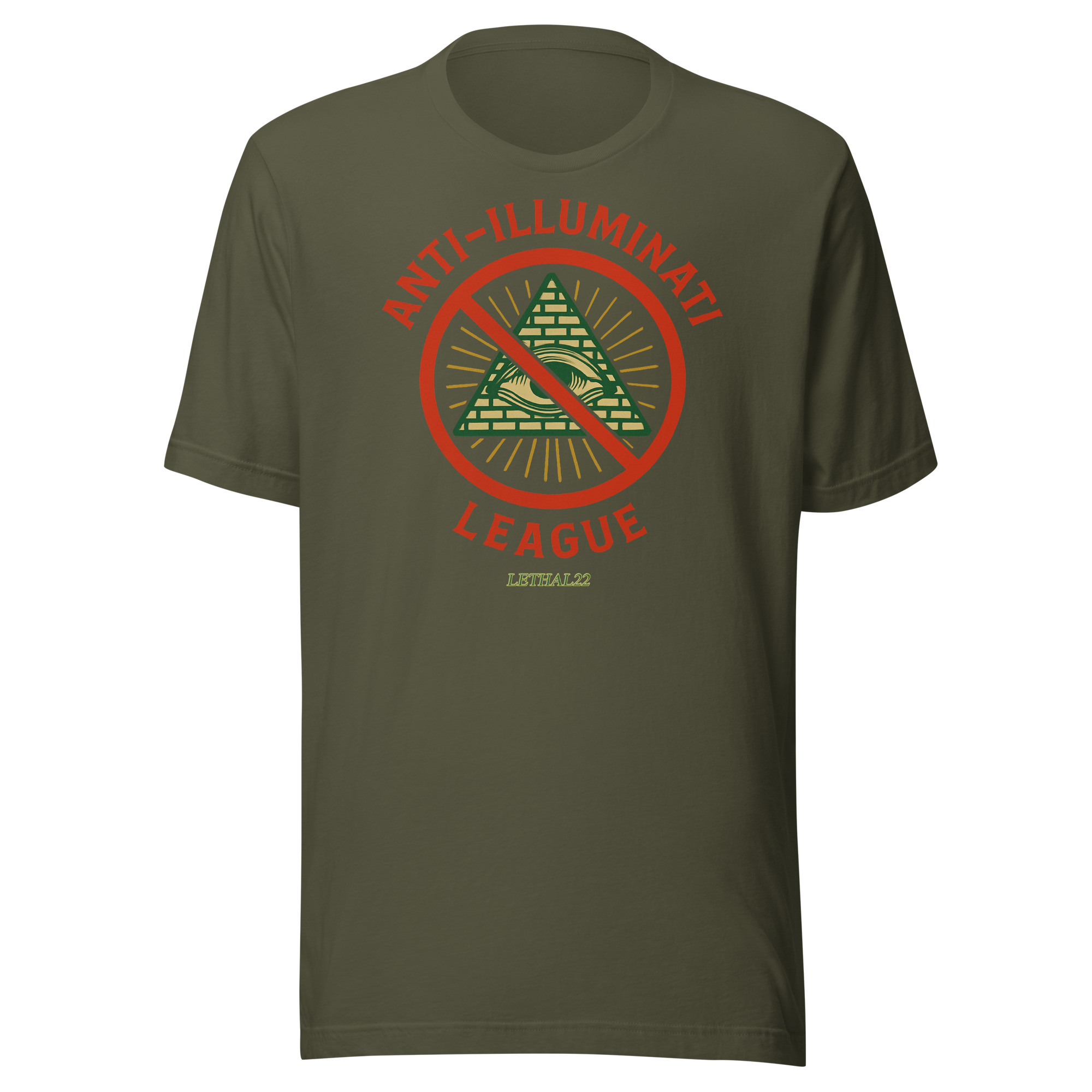 Anti-Illuminati League - Unisex T-Shirt - Image 2