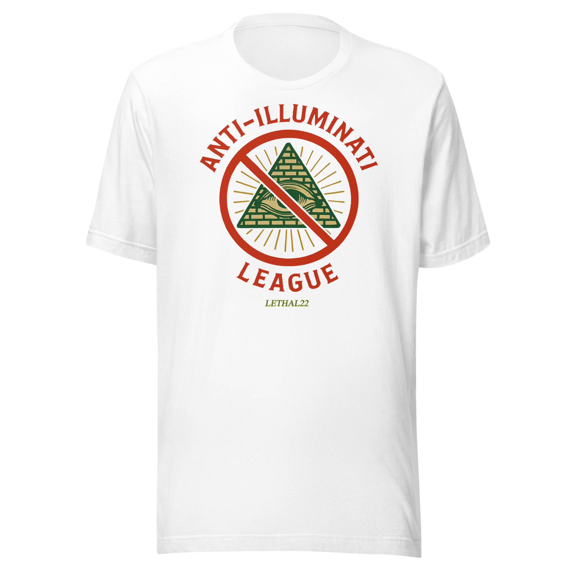 Anti-Illuminati League - Unisex T-Shirt - Image 4