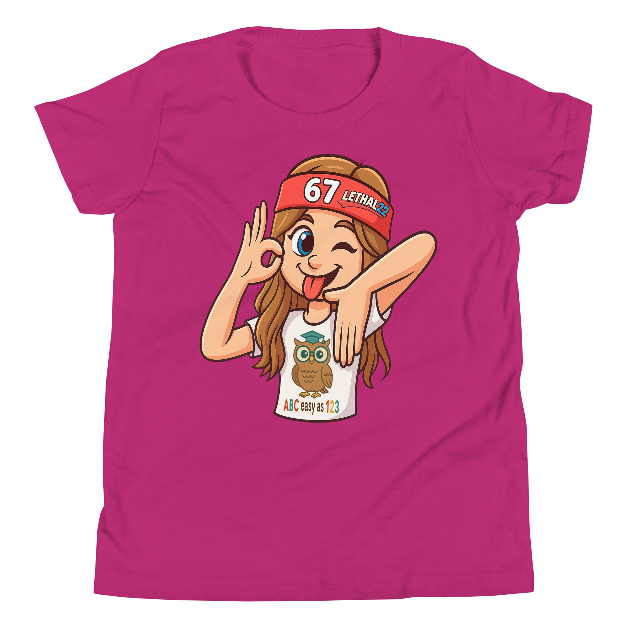 Lethal22 “67” Smart & Sassy Tee – ABC Easy as 123!