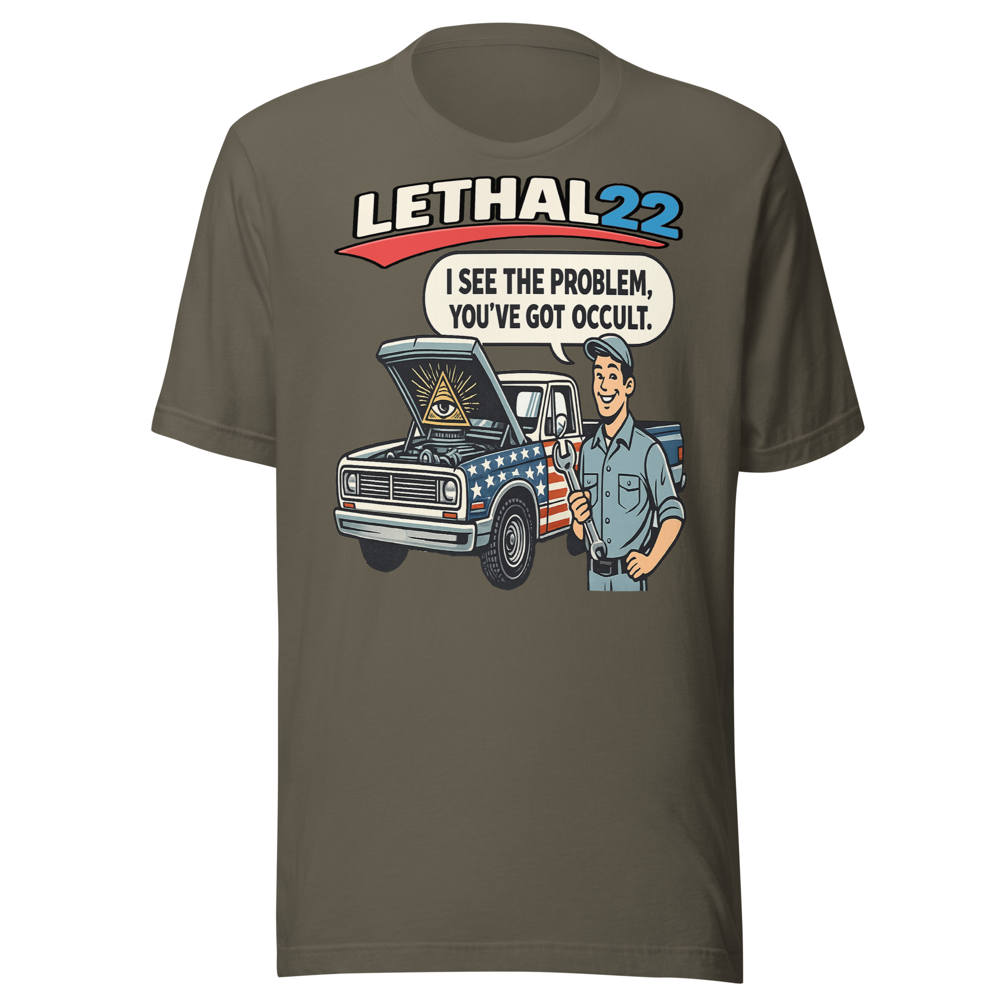 "I See The Problem… You’ve Got Occult" - Unisex t-shirt - Image 3