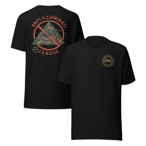 ANTI-ILLUMINATI LEAGUE (front & back)