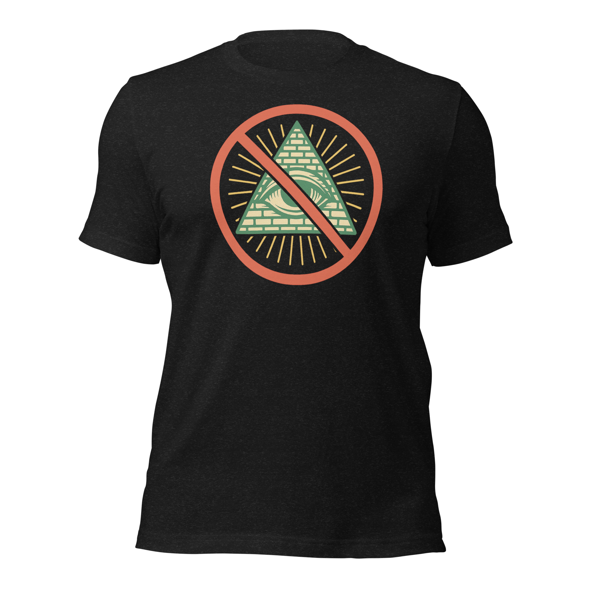 NO "EYE ON ME" – Anti-Illuminati Tee (Black, White, or Tan) -Unisex t-shirt