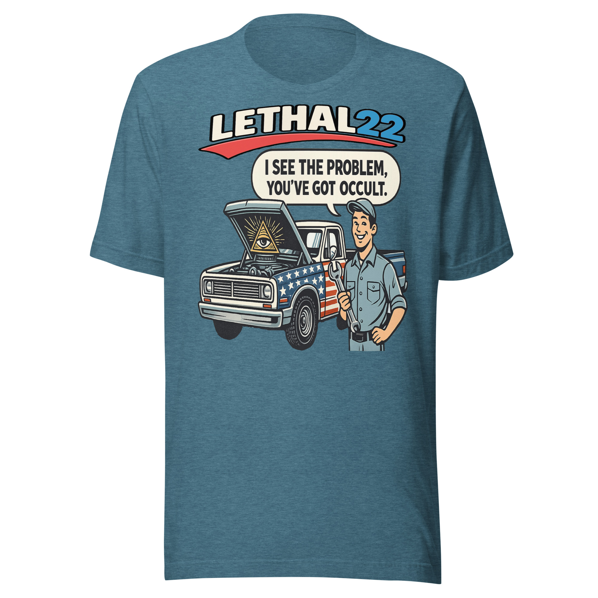 "I See The Problem… You’ve Got Occult" - Unisex t-shirt - Image 4