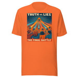 “Truth vs. Lies: The Final Battle” - Unisex t-shirt