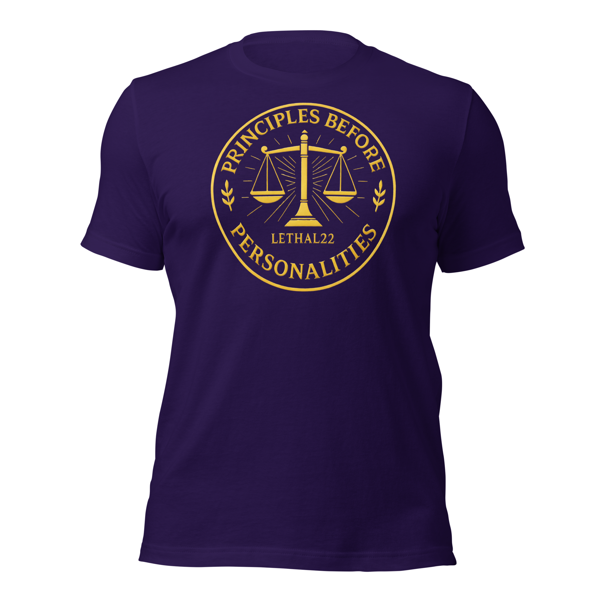 PRINCIPLES BEFORE PERSONALITIES