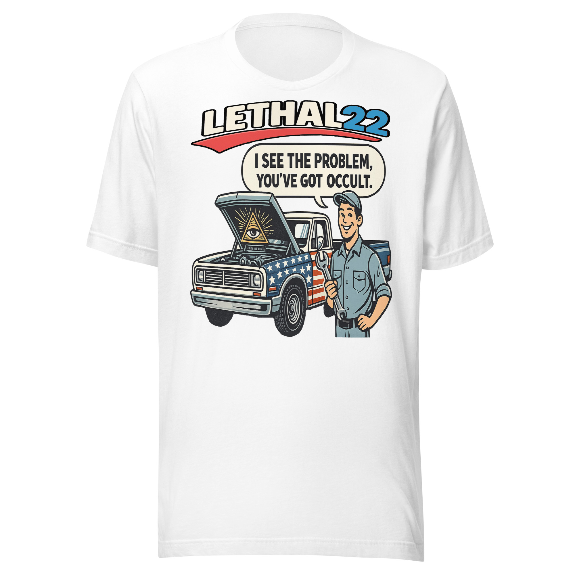 "I See The Problem… You’ve Got Occult" - Unisex t-shirt - Image 8