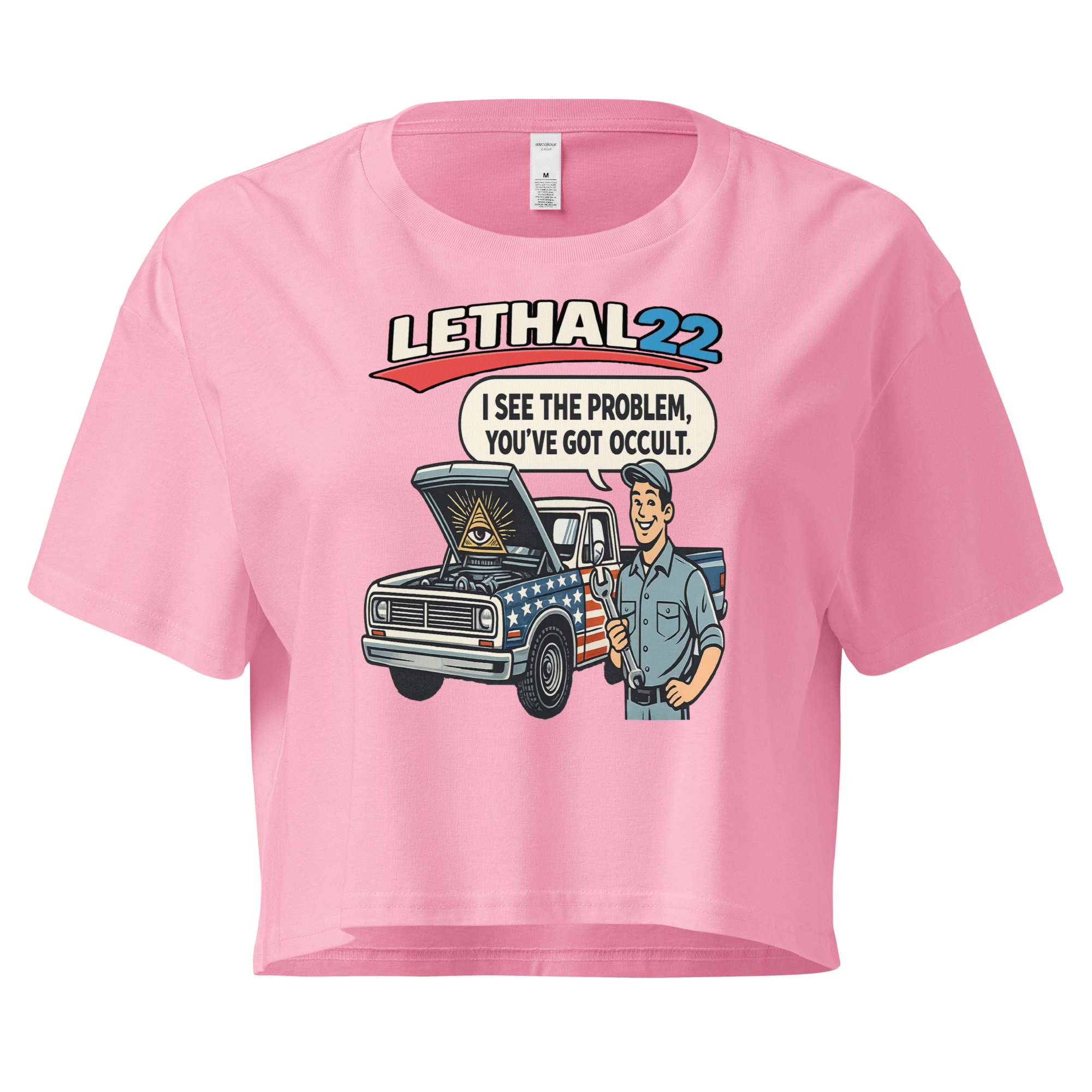 "I See The Problem… You’ve Got Occult" - Women’s crop top