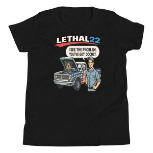 Mechanic “Occult Problem” Tee By Lethal22 - Youth Short Sleeve T-Shirt